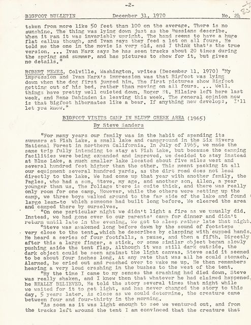 Bigfoot Bulletin #24 Page 2