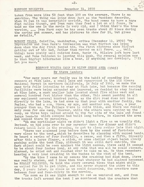 Bigfoot Bulletin #24 Page 2