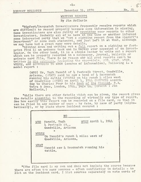 Bigfoot Bulletin #24 Page 4