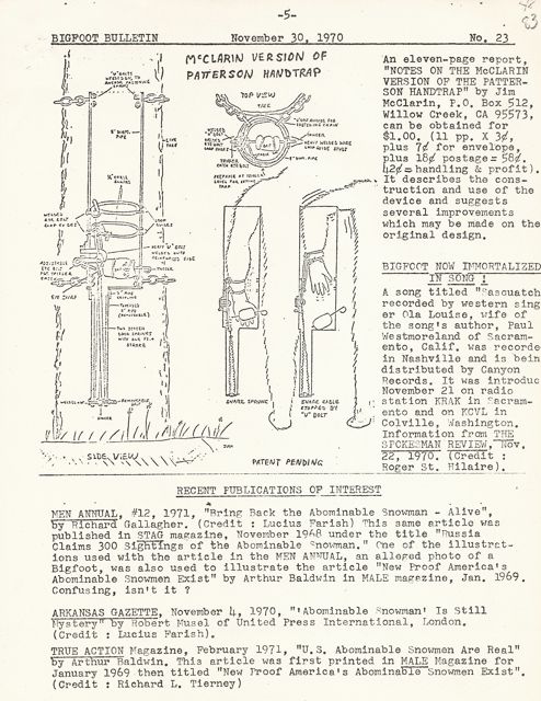 Bigfoot Bulletin #23 Page 5