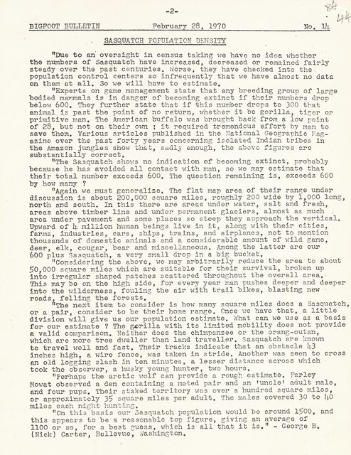 Bigfoot Bulletin #14 Pg 2