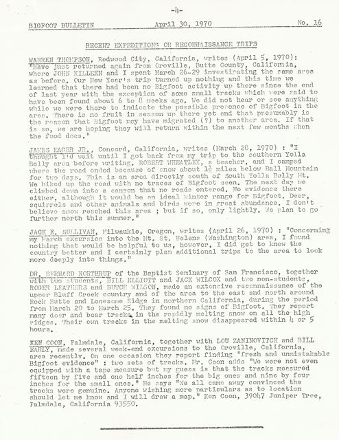 Bigfoot Bulletin #16 Page 4