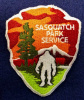 Sasquatch Park Service Patch